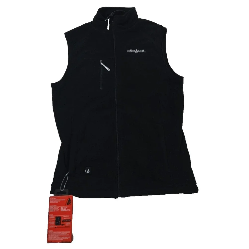 Action Heat 5V‎ Heated Performance Fleece Vest Men's M Black NWT